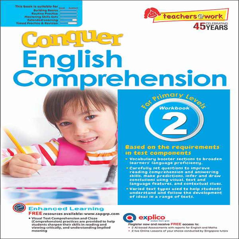 Primary 2 Conquer English Comprehension Workbook 2 - 4th Edition