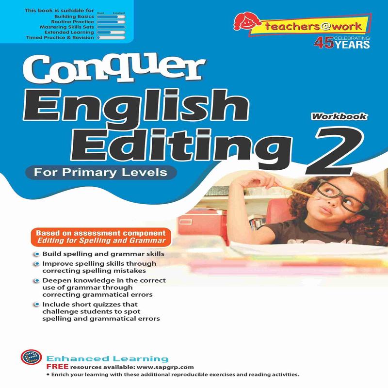 Primary 2 Conquer English Editing Workbook 2-3rd Edition