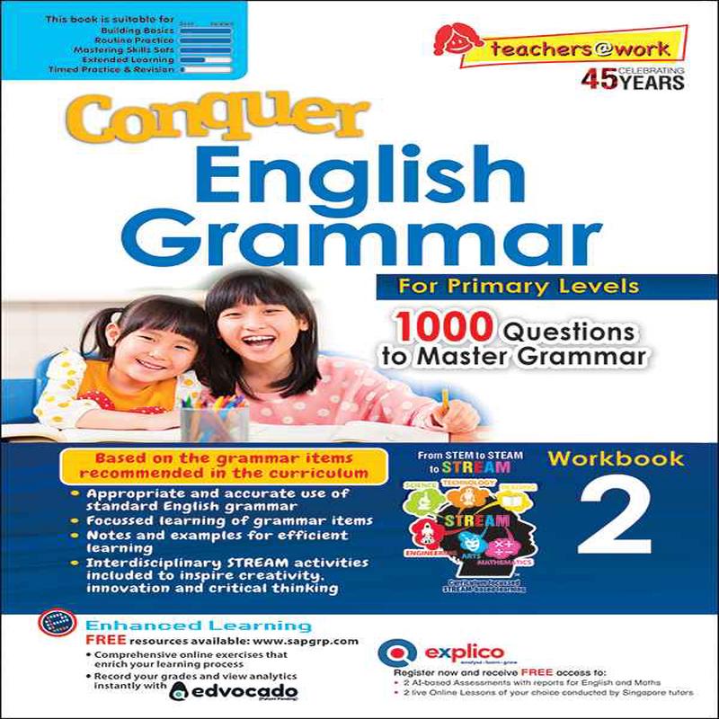 Primary 2 Conquer English Grammar Workbook 2 - 7th Edition