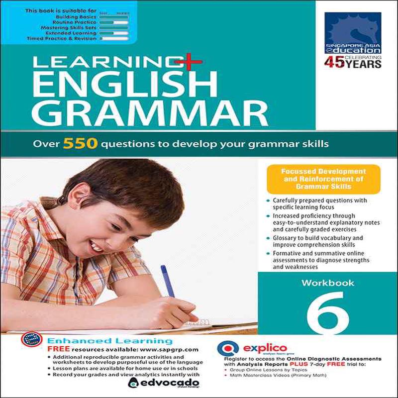 Primary 6 LEARNING+ ENGLISH GRAMMAR Workbook 6