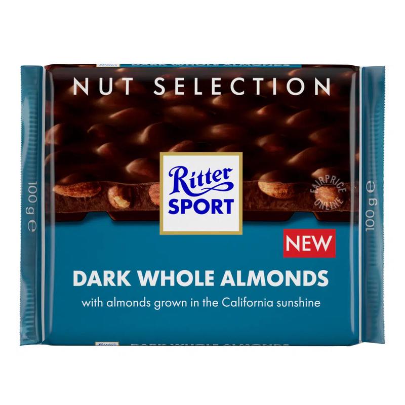 Ritter Sport Dark Whole Almonds 100g