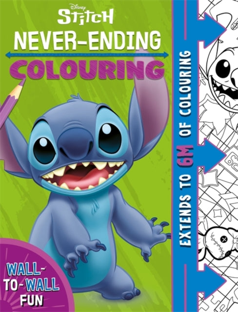 DISNEY STITCH NEVER ENDING COLOURING