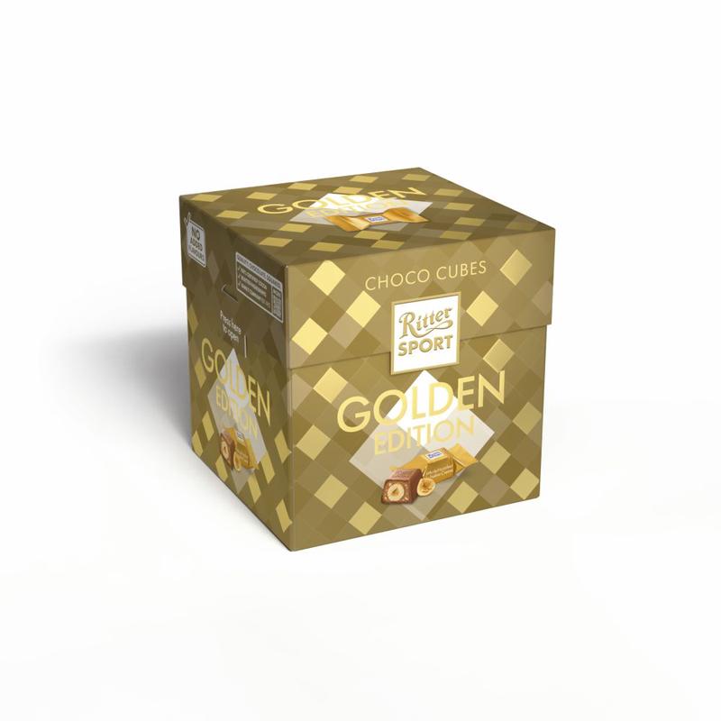 Ritter Sport - Golden Edition Choco Cubes 19pc - 148g