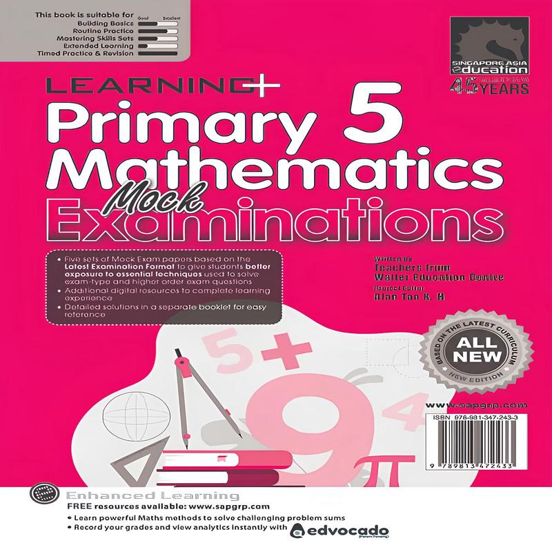 LEARNING+ Primary 5 Mathematics Mock Examinations