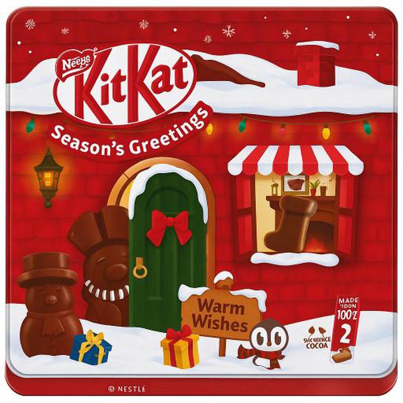 Kit Kat Tin Xmas Seasons Greetings 124g