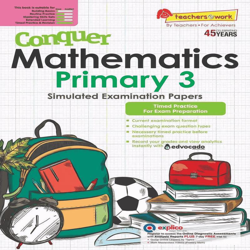 Conquer Mathematics Primary 3 Simulated Examination Papers