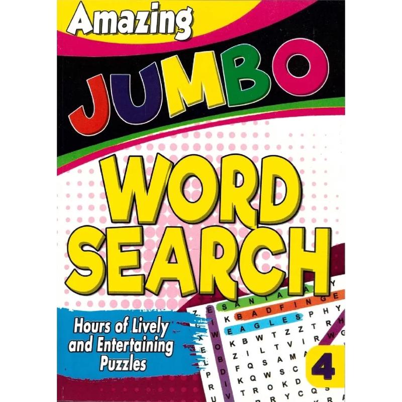 Amazing Jumbo Wordsearch 4 (New)