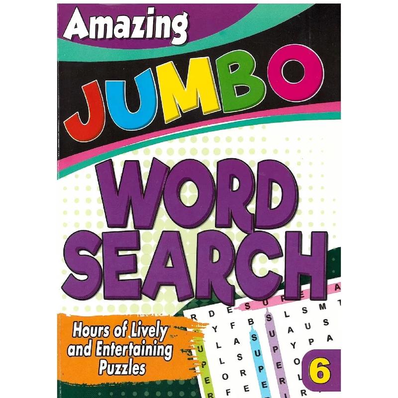 Amazing Jumbo Wordsearch 6 (New)