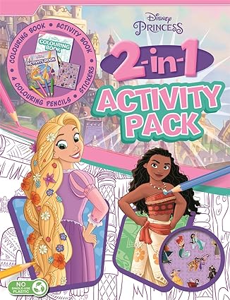 DISNEY PRINCESS: 2-IN-1 ACTIVITY PACK