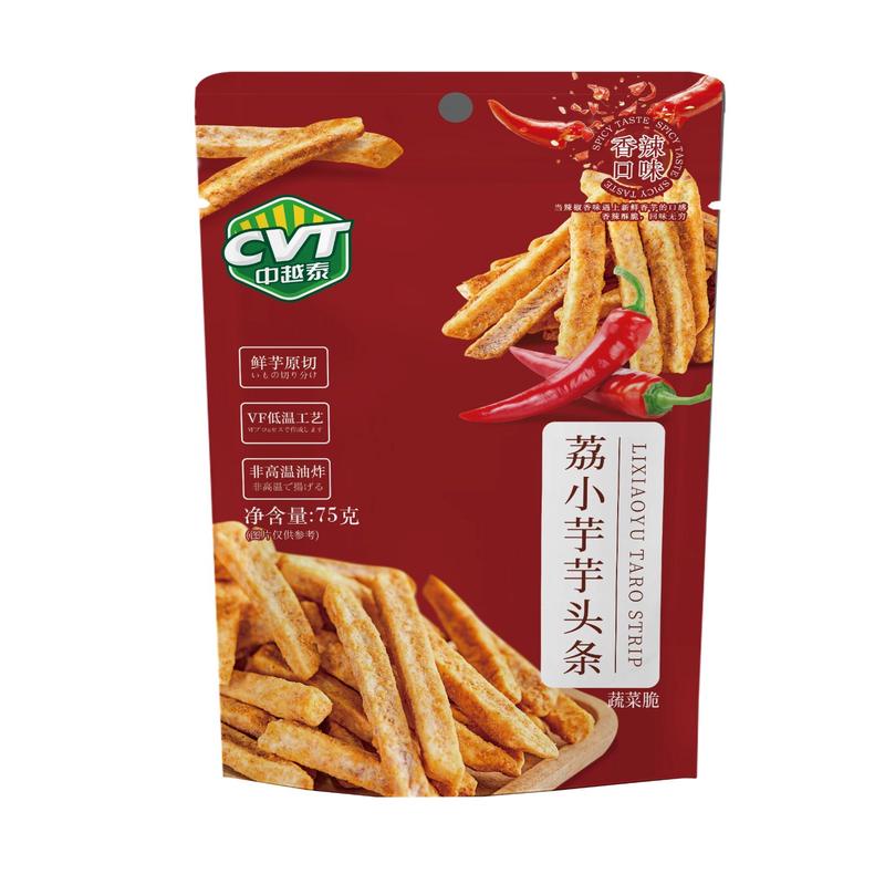 CVT SPICY TARO FRIES 75G