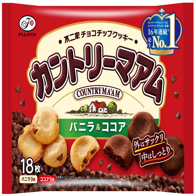 Fujiya Ctry Ma'am Vanl&cocoa 162g