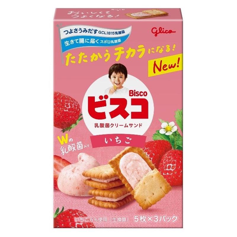 Glico Bisco Strawberry 64.8g X 120box