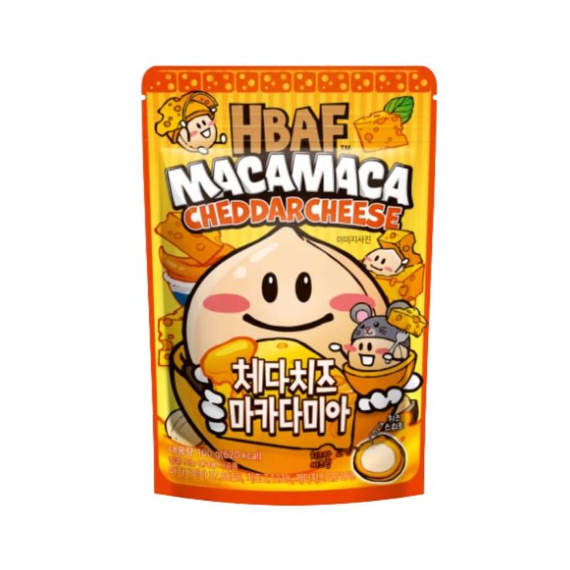 Hbaf Cheddar Cheese Macadamia 100g