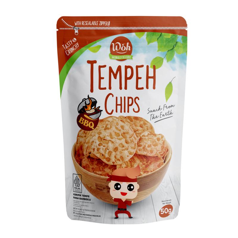 WOH Handcrafted Tempeh Chips 50gms