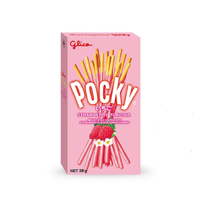 GLICO POCKY 38G-STRAWBERRY