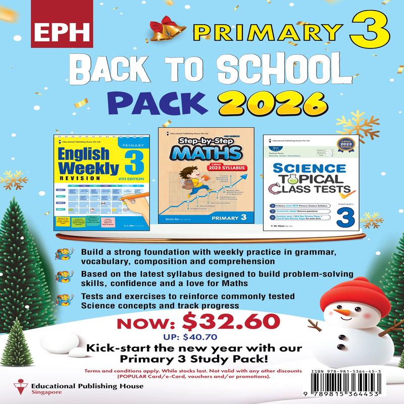 Primary 3 Back To School Pack 2026