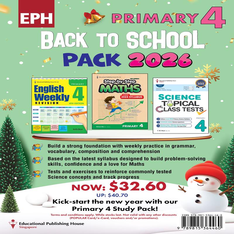 Primary 4 Back To School Pack 2026