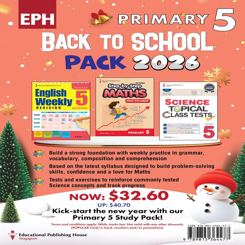 Primary 5 Back To School Pack 2026