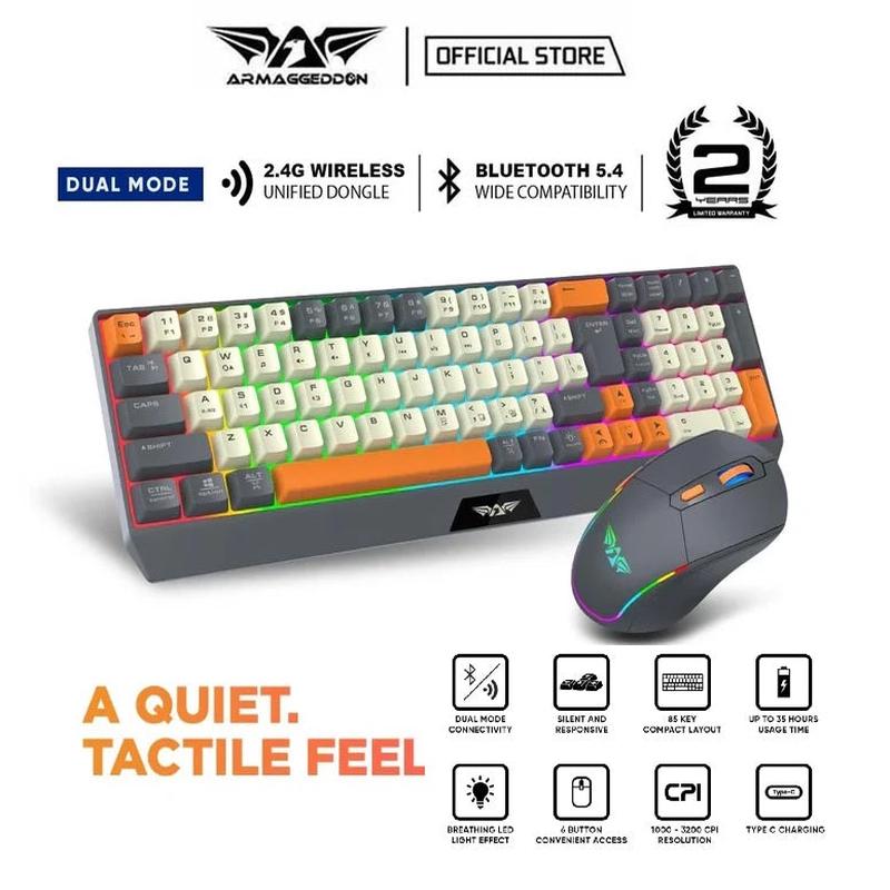 Armaggeddon MM-852R Duo Mode Gaming Keyboard