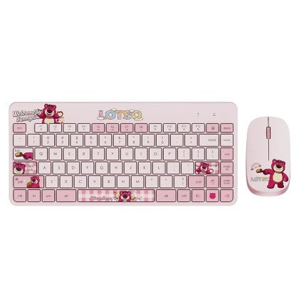 Disney QS-KM01 2 In 1 Wireless Keyboard And Mouse Mice Combo - Lotso