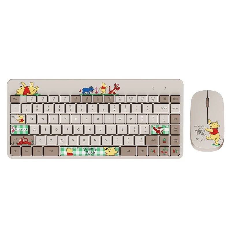 Disney QS-KM01 2 In 1 Wireless Keyboard And Mouse Mice Combo - Winnie