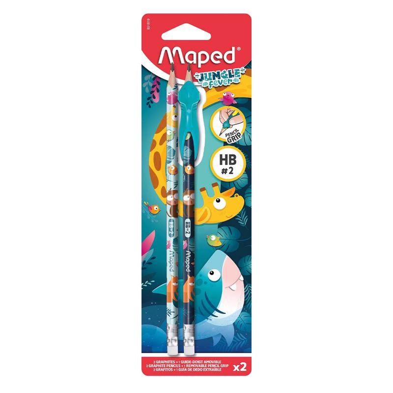 Maped Jungle Fever Pencil 851819 Hb 2s