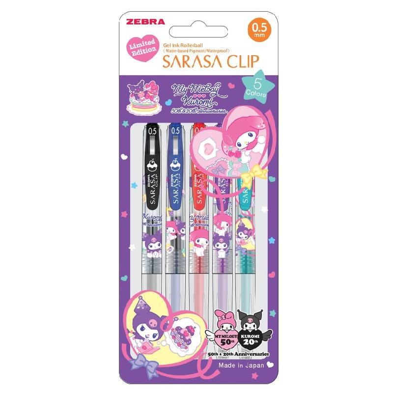 Zebra Sarasa Clip Bp 0.5mm MMKU 5col Set
