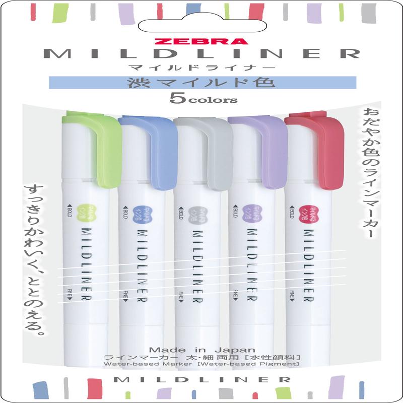 Zebra Mildliner Higlighter 5C WKT7-5C-NC