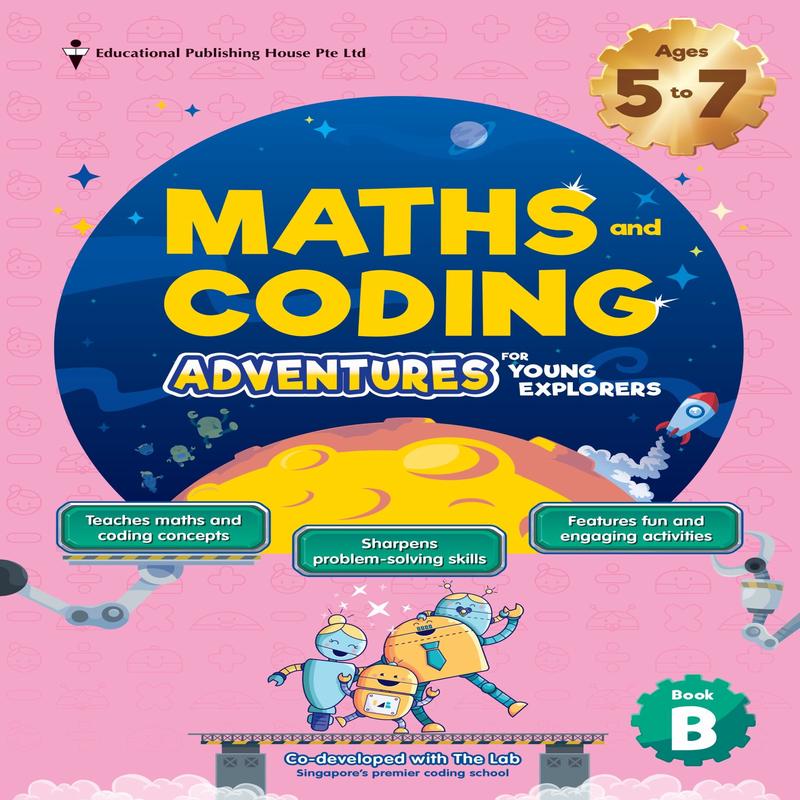 Maths And Coding Adventures For Young Explorers (Book B)