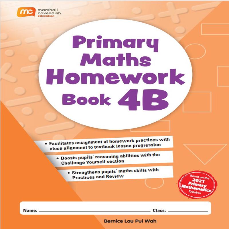 Primary 4B Maths Homework Book