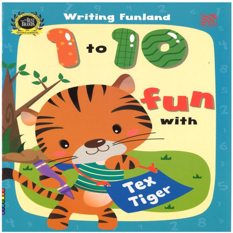 Writing Funland: 1-10 Fun With Tex Tiger