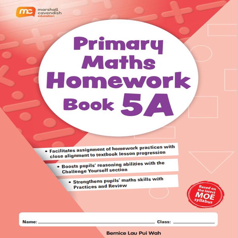 Primary 5A Maths Homework Book
