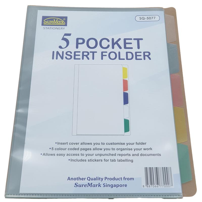 5 Part Index Folder