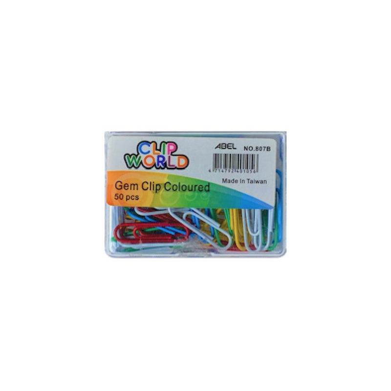 Abel Coloured 28mm Paper Clip 50s