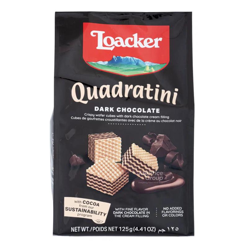 Loacker Biscuits #s Dark Choco 125g