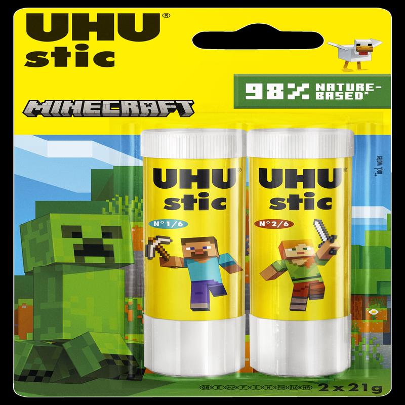 UHU Glue Stick 2 x 21g in Blistercard-52910