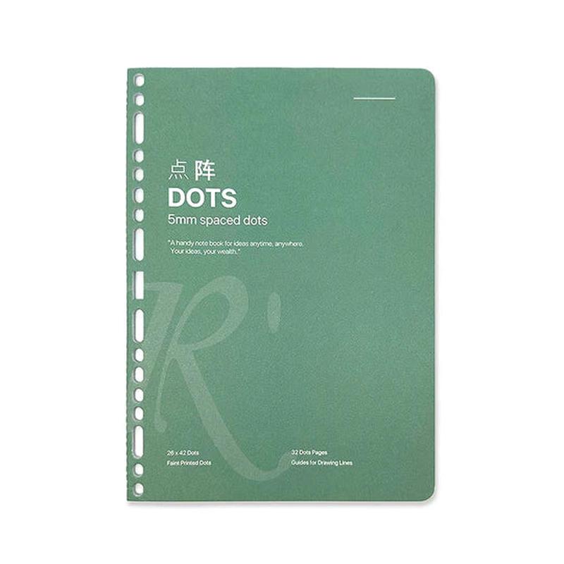 A5 Dots Booklet Refill For Refillable Ring Diary Planners