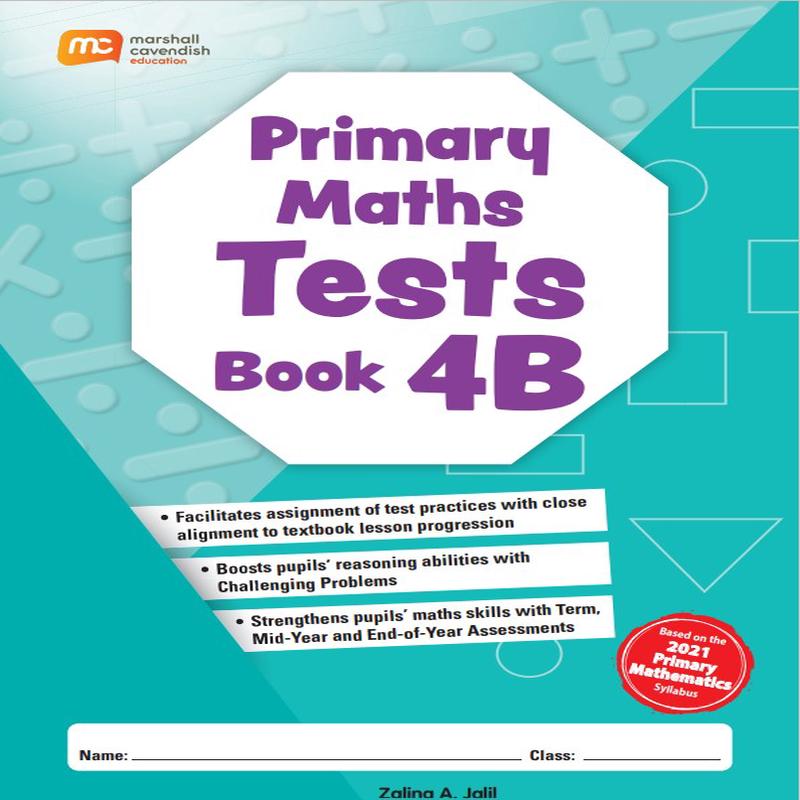 Primary 4B Maths Tests Book