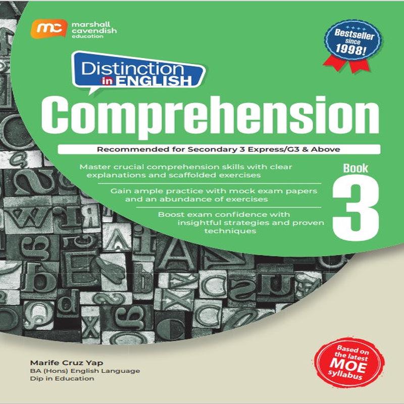 Secondary 3 G3 Distinction In English Comprehension Book