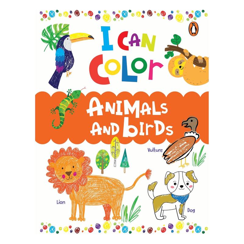 I Can Color: Animals And Birds