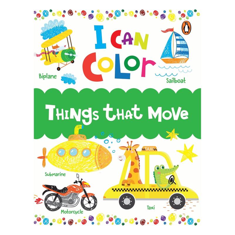 I Can Color: Things That Move