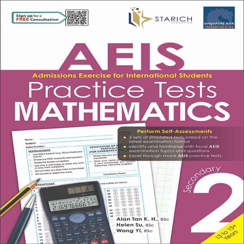 AEIS Practice Tests Mathematics Secondary 2 (13 To 15+ Years)