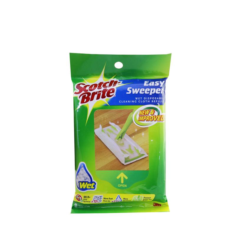 3M Scotch-Brite Easy Sweeper Wet Sheets Refill - 8 Sheets
