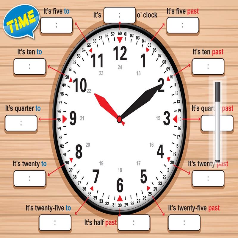 Preschool Let's Wipe & Clean: Time