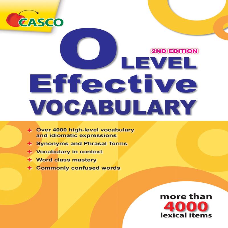 O Level Effective Vocabulary - 2nd Edition