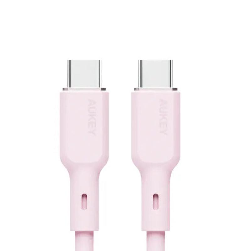 Aukey USB-C to C 100W Cable 1 metre - Pink