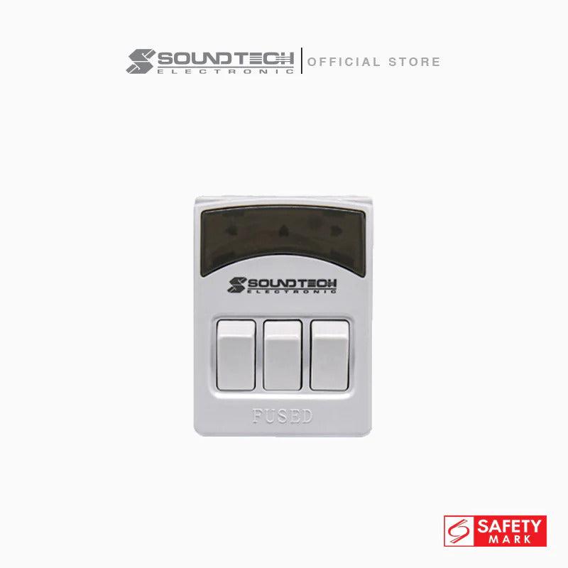 Soundteoh Multiway Adaptor with Individual Switches PP-32A