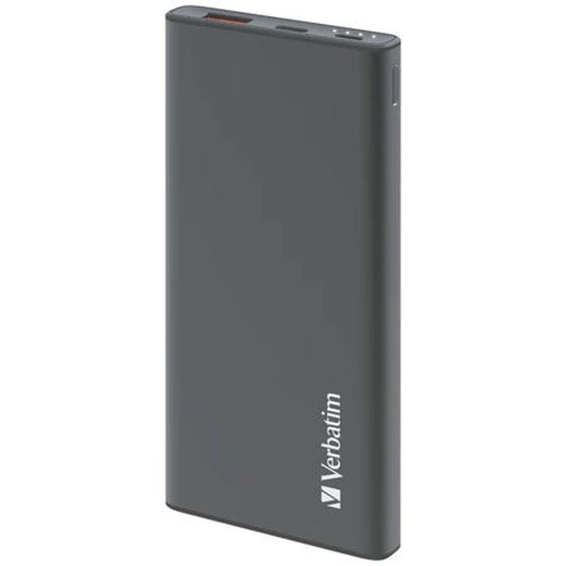 Verbatim Powerbank 10000mAh 20W PD & QC 3.0 Powerbank - Dark Gray