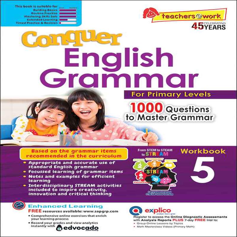 Conquer English Grammar Workbook 5