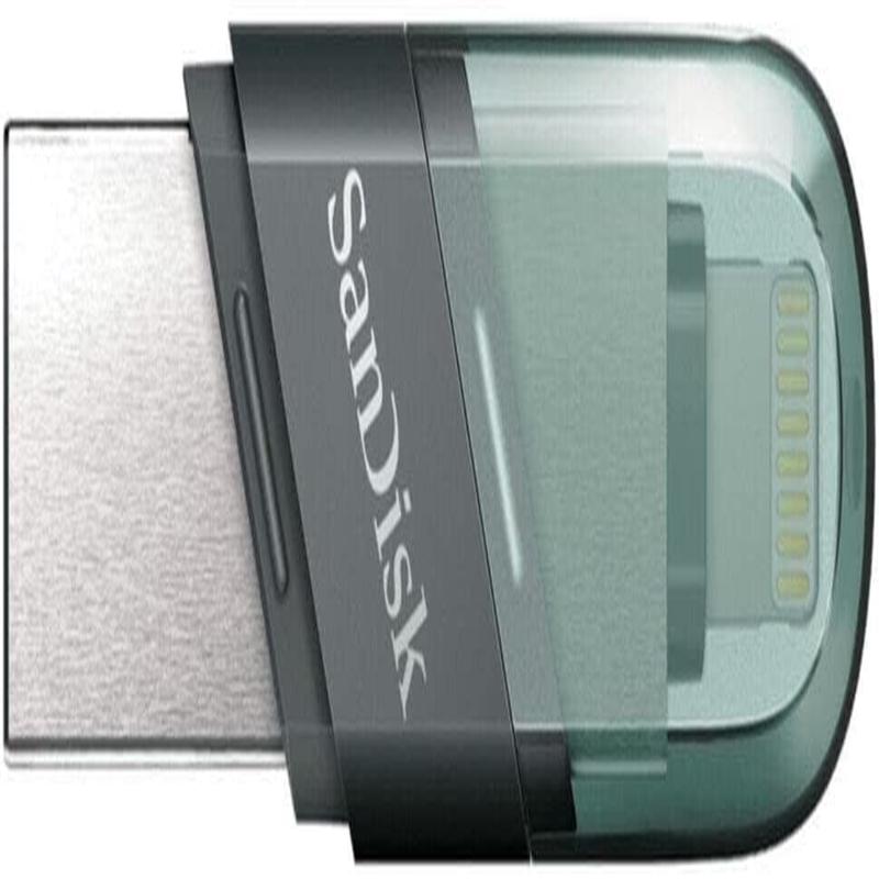 SanDisk SDIX90N-128G-GN6NE iXpand Flash Drive Flip for iOS, 128GB, Black